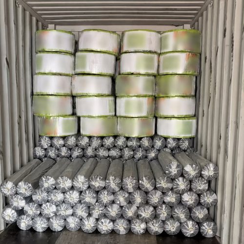 Spediziun mista de 1×40HQ de argent -film de paviment neger, nastro a goccia e sacch de insilagg ...